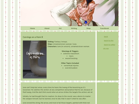 Writing/exNSFW/Original/Page 3/carvingsonahorn8 screenshot