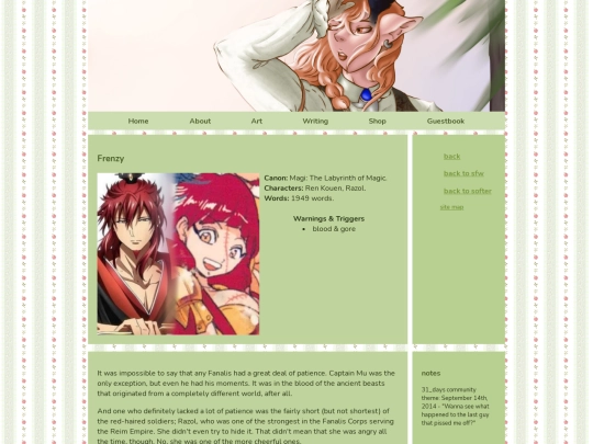 Writing/exNSFW/Other/Page 1/frenzy screenshot
