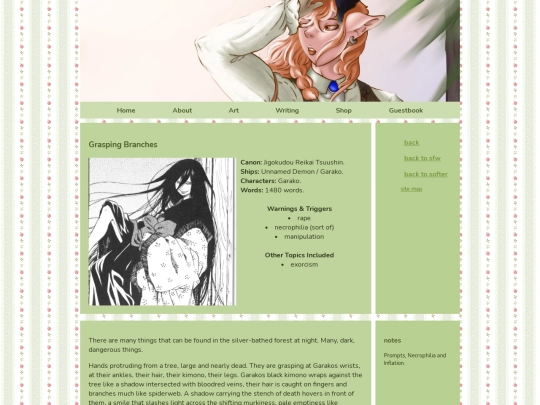 Writing/exNSFW/Other/Page 1/graspingbranches screenshot