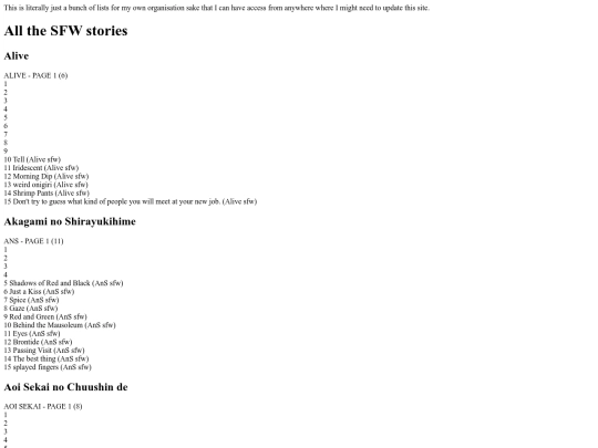 Writing/list screenshot