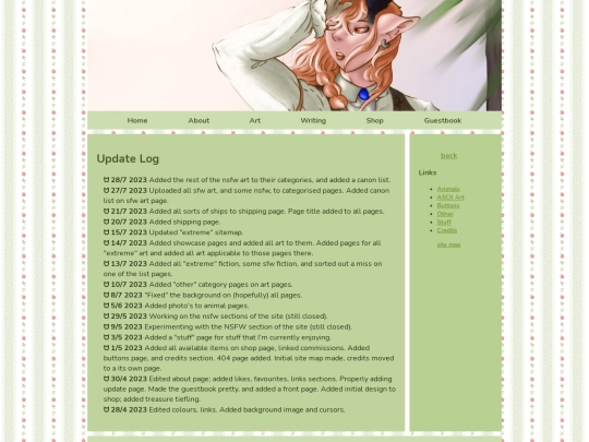 updatelog screenshot