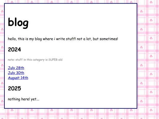 blog screenshot