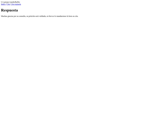 Cita/citarespuesta screenshot