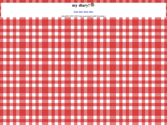 diary screenshot