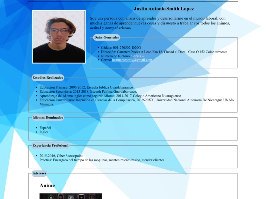 Sitio web/TuskPage screenshot