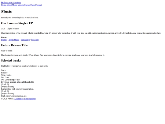 music screenshot