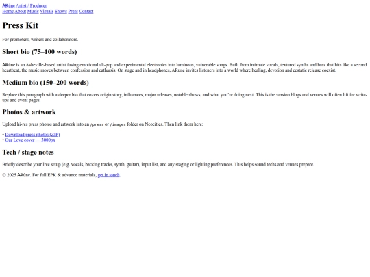 press screenshot