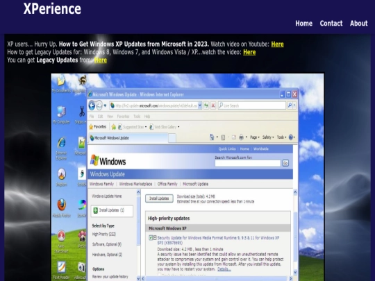 index screenshot