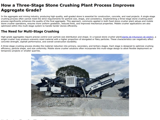 how-a-three-stage-stone-crushing-plant-process-improves-aggregate-grade screenshot