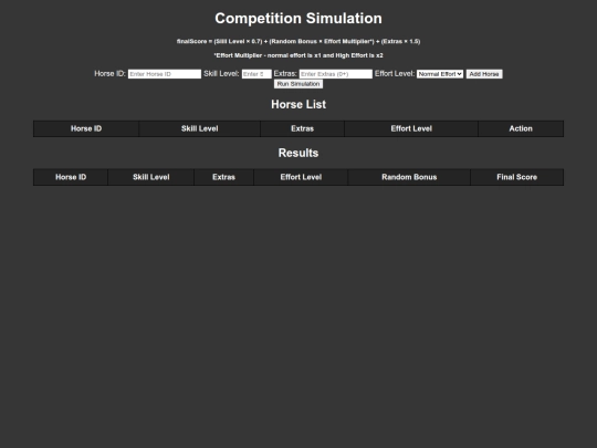 effortcompetition screenshot