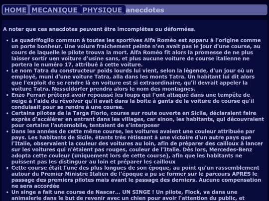 pages/anecdotes screenshot
