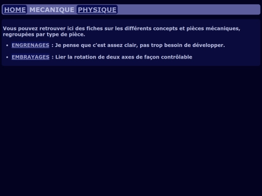 pages/mecanique screenshot