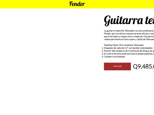 guitarra telecaster screenshot