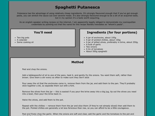 spaghetti_putanesca screenshot