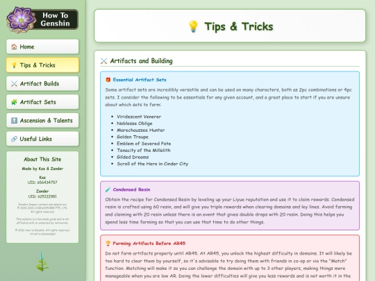 tips screenshot