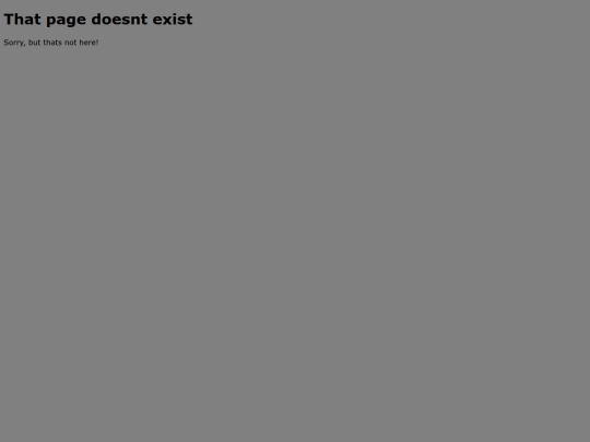 not_found screenshot