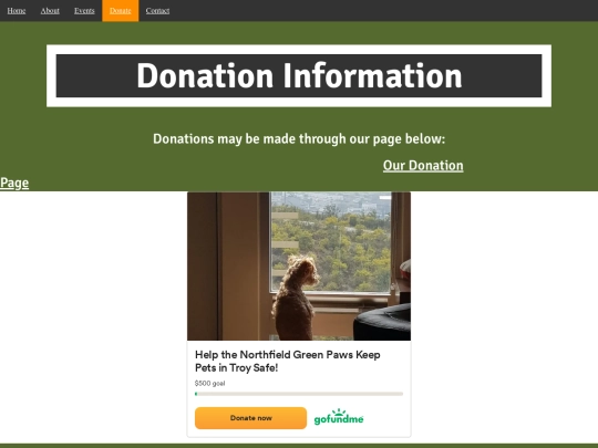 donate screenshot