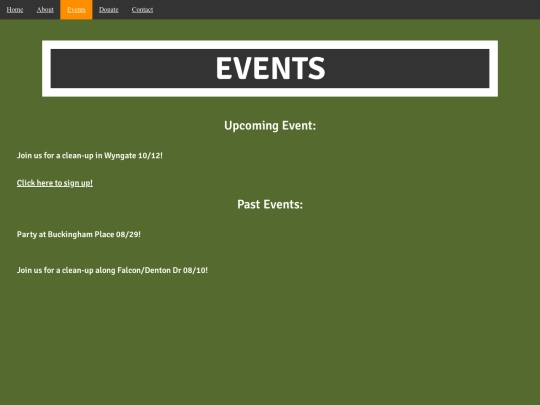 event screenshot