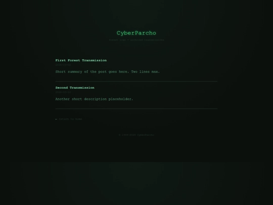 blog screenshot
