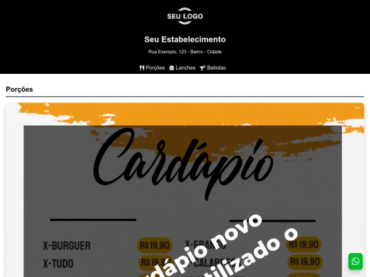 Dino/Lanchonete /Indexnovo screenshot