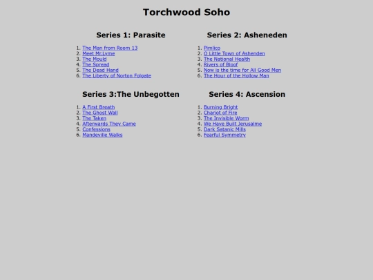 TorchwoodSoho screenshot