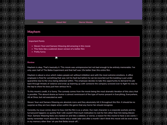 Horror Movies/5/Mayhem screenshot
