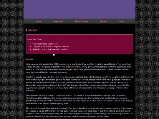 Horror Movies/6/Hatchet screenshot