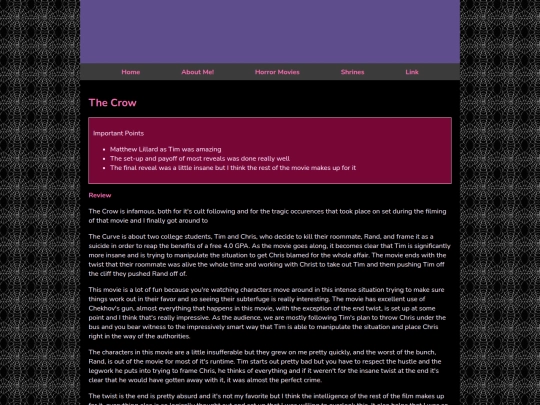 Horror Movies/6/TheCrow screenshot