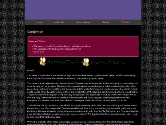 Horror Movies/Candyman screenshot
