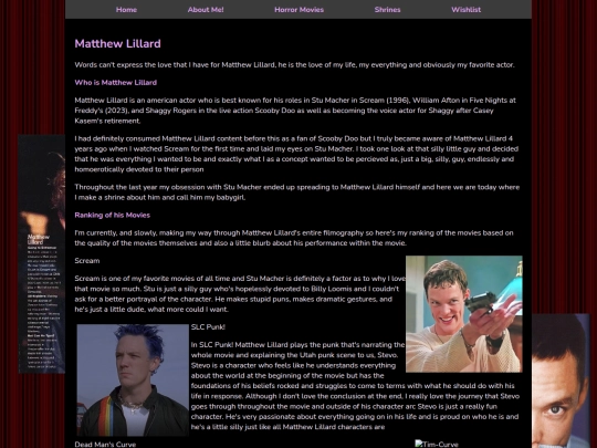Shrines/MatthewLillard screenshot