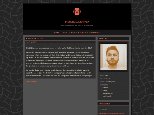 blog/why-neocities screenshot