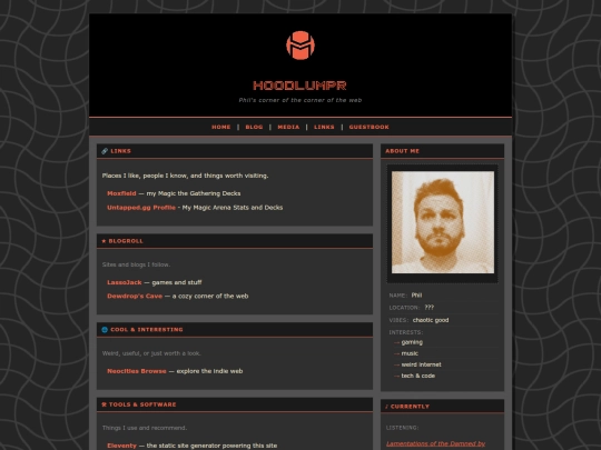 links screenshot