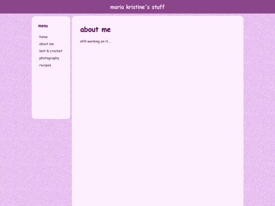 pages/about screenshot
