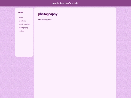 pages/photography screenshot