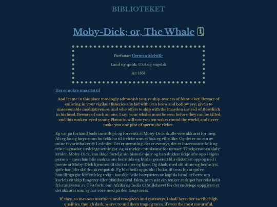 mobydick screenshot