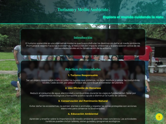 Turismo y Medio ambiente screenshot