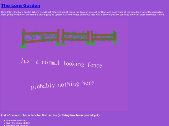 lore screenshot