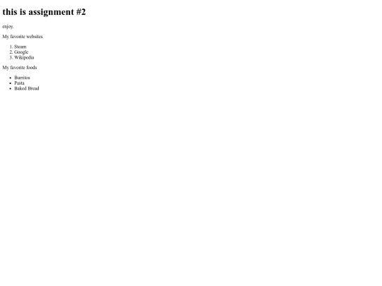 Assignment2 screenshot