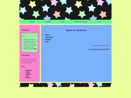 tableofcontents screenshot