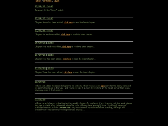 updates screenshot