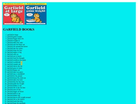 garfield/gar screenshot