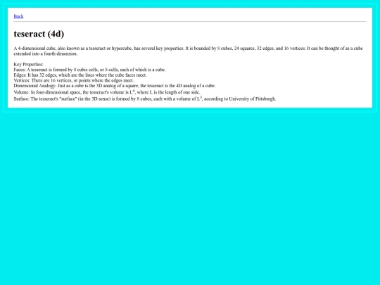 geometry/tesseract4d screenshot