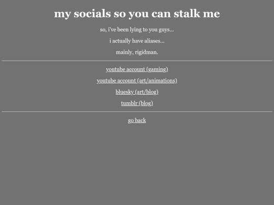 socials screenshot