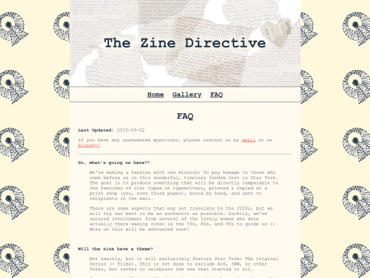 faq screenshot