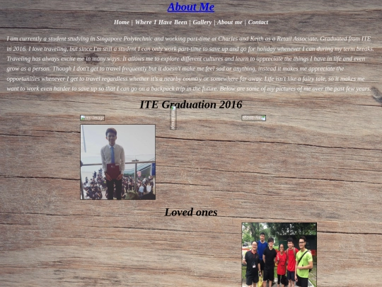 aboutme screenshot