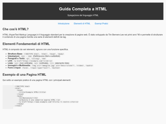 spiegazione/lezione screenshot