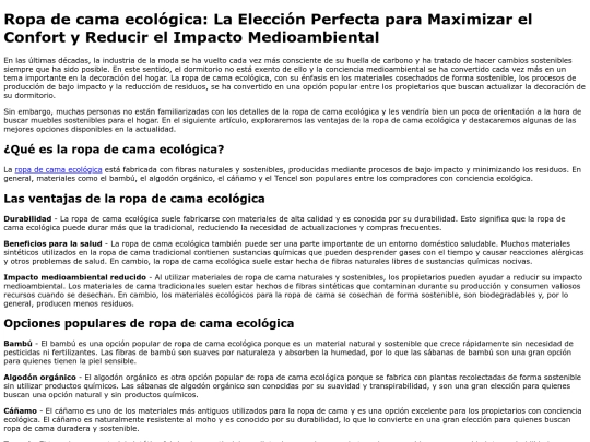 ropa_cama_ecologica screenshot