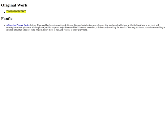 directories/mywriting screenshot