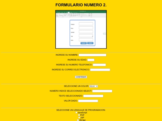 PRACTICAS/formulario2 screenshot