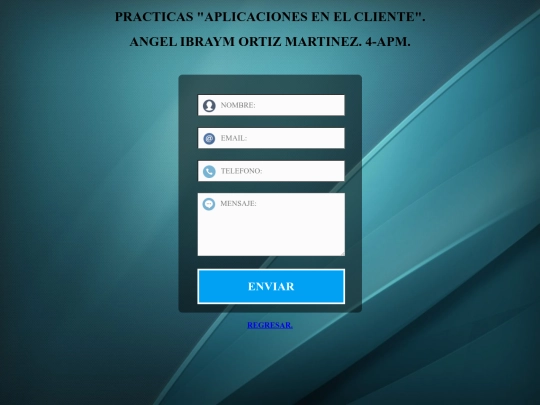 PROYECTO/formulario screenshot
